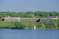 Spring time on the Potomac River, Fort Washington National Park, Washington, DC Royalty Free Stock Photo