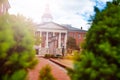 Spring time image of Maryland State House building Royalty Free Stock Photo