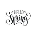 Spring time wording Royalty Free Stock Photo