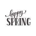 Spring time wording Royalty Free Stock Photo