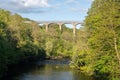 Pontcysyllte Aqueduct near Llangollen in Wales in spring