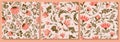 Spring trend pattern. Seamless pattern for printing onto fabric and textile design. Fashionable print for paper in ethnic style.