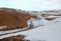 Spring in tundra (north Siberia) Royalty Free Stock Photo