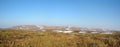 Spring in tundra (Panorama of north Siberia) Royalty Free Stock Photo