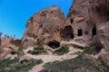 Turkey. Cappadocia. Lunar landscape. Cave. Goreme Open-Air Museum