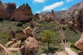 Turkey. Cappadocia. Lunar landscape. Cave. Goreme Open-Air Museum