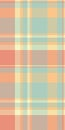 Spring vector texture check, carnival pattern plaid seamless. Image fabric tartan background textile in light and red colors Royalty Free Stock Photo
