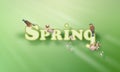 Spring Vector Word