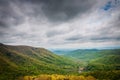 Spring view of the Blue Ridge Mountains and Shenandoah Valley, f Royalty Free Stock Photo