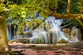 Spring view, Krushuna waterfalls, Bulgaria Royalty Free Stock Photo