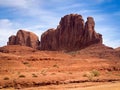 Spring view in Monument Valley on the 17 Mile Drive Royalty Free Stock Photo