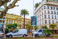 Spring view of Promenade de la Pantiero in Cannes French Riviera