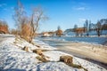 Spring view of the Pskova River Royalty Free Stock Photo