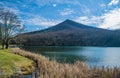 A Spring View of Sharp Top Mountain from Abbott Lake Royalty Free Stock Photo