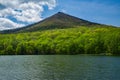 Spring View of Sharp Top Mountain and Abbott Lake Royalty Free Stock Photo