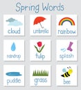 Spring Vocabulary Words for Kids