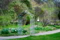 Spring walking paths at Fernwood gardens