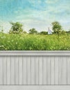 Spring wall background/backdrop Royalty Free Stock Photo