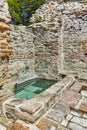 Spring of water in The ancient Thermal Baths of Diocletianopolis, town of Hisarya, Bulgaria Royalty Free Stock Photo
