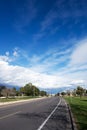 Spring Weather Front above North Valley of the Sun, Phoenix, AZ copy space Royalty Free Stock Photo