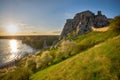 Sunshine at Devin castle, Slovakia