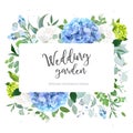 Spring Wedding Vector Design Card