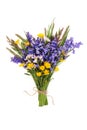 Spring Wildflower Posy of British Flowers Royalty Free Stock Photo