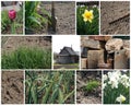 Spring work collage
