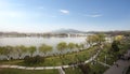 Spring of Xuanwu Lake in Nanjing