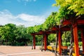 Spring of Yeonji park in Gimhae, Korea Royalty Free Stock Photo
