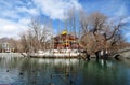 Spring Zong-jiao-lu-kang Park with Birds