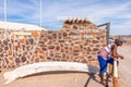 Springbokwasser Gate, Skeleton coast park, Namibia. Royalty Free Stock Photo