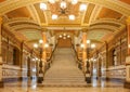 Interior architecture and staircase,Springfield, Illinois, USA Royalty Free Stock Photo