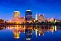 Springfield, Massachusetts Skyline Royalty Free Stock Photo