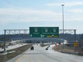 Springfield, Missouri highway system and exit for Branson Royalty Free Stock Photo