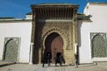 Ornate entrance to Mausoleum of Moulay Ismail