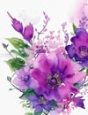 Springtime Blossoms with Branches and Vibrant Pink and Purple Flowers Royalty Free Stock Photo