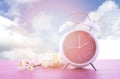 Springtime Daylight Saving Time Clock Concept Royalty Free Stock Photo