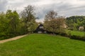 Springtime on Filipka in Slezske Beskydy mountains in Czech republic