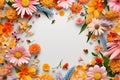 Springtime floral background Generative AI