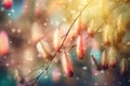 Springtime Floral Bokeh Background