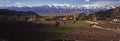 Springtime in Ladakh - panorama Royalty Free Stock Photo