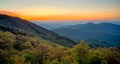 Springtime at Scenic Blue Ridge Parkway Appalachians Smoky Mount Royalty Free Stock Photo