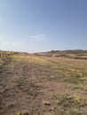 Springtime scenic landscape backroads Cheyenne Wyoming