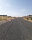 Springtime scenic landscape backroads Cheyenne Wyoming