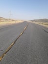 Springtime scenic landscape backroads Cheyenne Wyoming