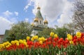 Springtime in Sofia, the capital of Bulgaria Royalty Free Stock Photo
