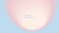 Springtime theme gradient. Blurred round stain. Abstract background with soft color gradient shape.