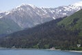 Juneau Town Outskirts And Juneau Mountain Royalty Free Stock Photo