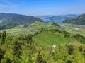 Springtime view in Nidwalden Royalty Free Stock Photo